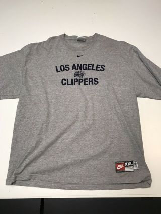La Clippers Xxl Vintage Vtg Nike Shirt Grey Gray