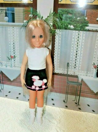 18 " Vintage 1969 Ideal Velvet Doll With Growing Hair