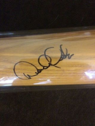 Derek Jeter Autographed Rawlings Adirondack Big Stick Game Baseball Bat Psa/dna
