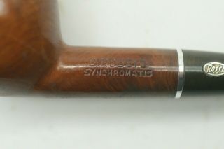 Synchromatic Birdseye Rossi Italy Imported Briar Stinger Tobacco Pipe