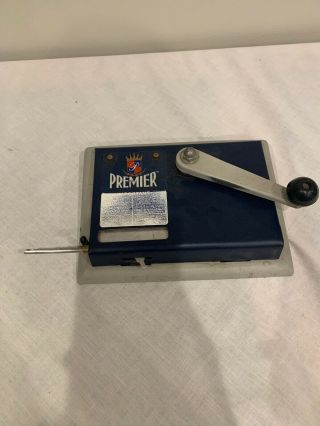 Premier Supermatic Cigarette Maker Rolling Tobacco Injector Machine