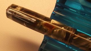 Vintage Waterman’s Ideal 3V Fountain Pen in Moss Agate 2