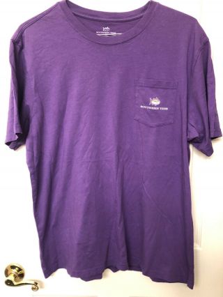 Lsu Tigers Southern Tide T - Shirt - Purple Size Xl Euc