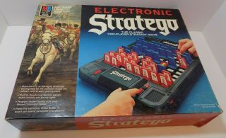 Stratego 1982 Electronic Game W/instruction Booklet Vintage Milton Bradley