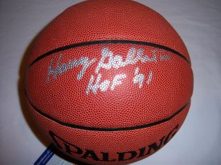 Harry Gallatin York Knicks,  Hof Jsa/coa Signed Basketball