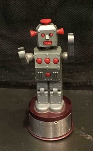 Vintage Kohner Bros Robot Thumb Push Button Puppet