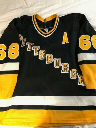 Jaromir Jagr Pittsburgh Penguins Hockey Jersey Mens M Ccm Classic Vintage 90s
