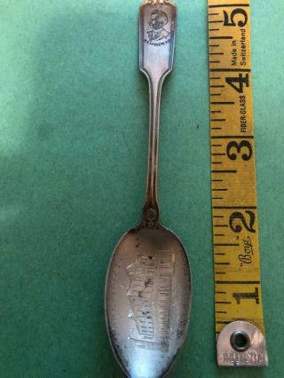 Antique Sterling Silver Spoon St.  Louis Michigan Park Hotel W.  P.  Andrews Md 14g
