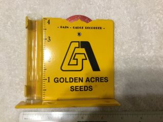 Vintage Golden Acres Seed Corn Rain Guage
