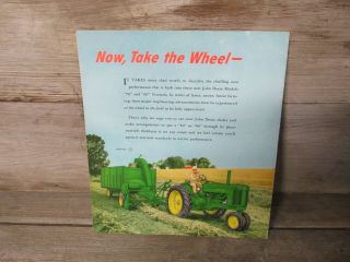 Vintage John Deere 50 and 60 General Purpose Tractors Brochure 2