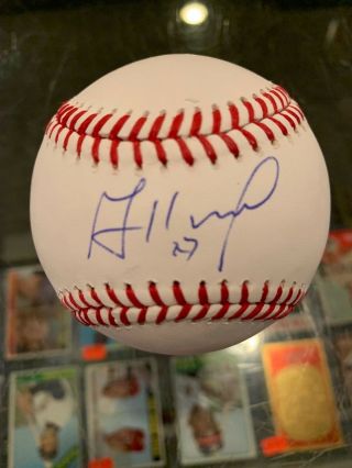 Jose Altuve Houston Astros Single Signed Baseball Jsa Authentic
