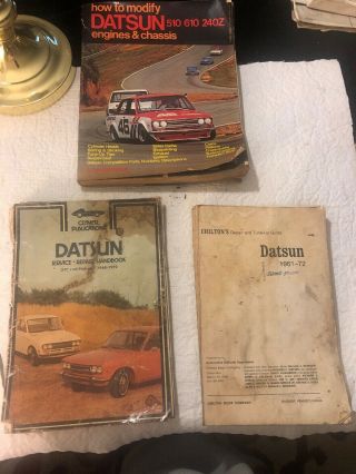 Vintage How To Modify Datsun Engines And Chassis 510 610 240z Clymer Chilton’s