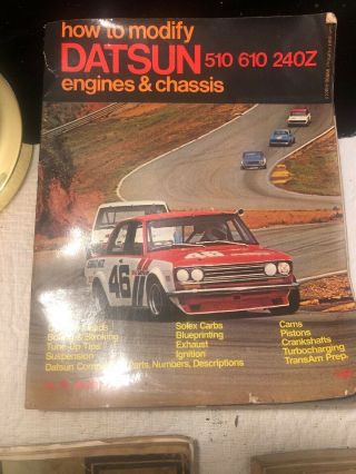 Vintage How to Modify Datsun Engines and Chassis 510 610 240Z Clymer Chilton’s 2