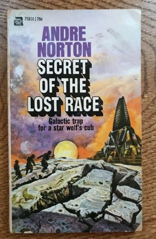 Secret Of The Lost Race By Andre Norton (ace Books,  1959) Paperback
