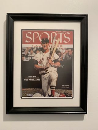 Ted Williams Signed Auto Autograph Sports Illustrated S.  I.  Cover Upper Deck Uda