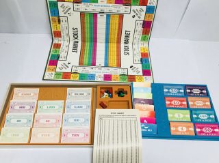 Vintage 1968 Whitman Stock Market Game The Board Game Complete - Deluxe Edition