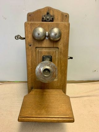 Antique Cracraft Wall Phone,  Early 1900 
