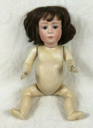 13” German Antique Baby Doll Bisque Head Composition Body Sleep Eyes Movable