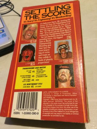 Vintage WCW NWA Halloween Havoc ' 89 (VHS) 1989 Hard To Find 2