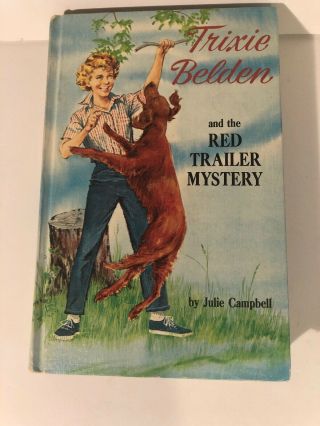 1965 Trixie Belden And The Red Trailer Mystery By Julie Campbell Golden Press