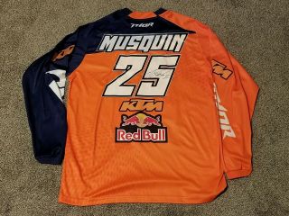 Marvin Musquin 25 Signed Autograph Red Bull Jersey Supercross Motocross Sx Mx