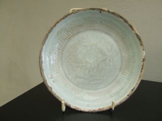 Chinese Porcelain Song Dynasty Qingbai Shallow Fish & Lotus Bowl