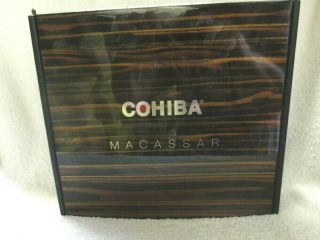 Cohiba Macassar Double Corona Lacquered Wood Cigar Box -