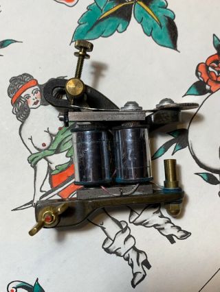 Vintage Tattoo Machine Old Antique Juan Puente Not Zeis Wagner Jonesy 2