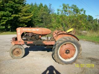 1944 Allis Chalmers WC Antique Tractor Steel Rearend RARE wd 45 3