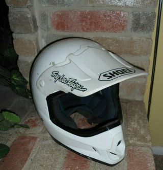 Shoei Vf - X2 Vintage Mtx Motocross Helmet Very Good Size Large Troy Lee Designs