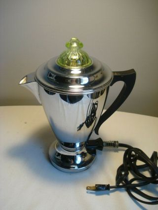 Vintage.  General.  Electric.  Coffee.  Percolator.  Hotpoint.  Model.  159p57