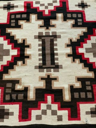 Antique Navajo Ganado Rug Exceptional Soft Weaving Rug 51 