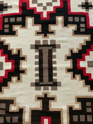 Antique Navajo Ganado Rug Exceptional Soft Weaving Rug 51 