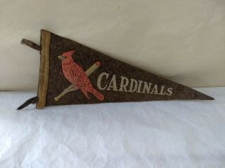 Vintage 1934 St.  Louis Cardinals World Series Souvenir Felt Pennant Flag