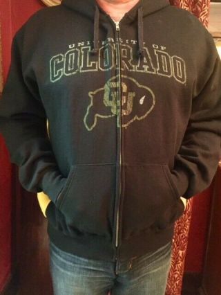 Nwot University Of Colorado Cu Buffaloes Buffs Hoodie Sweatshirt Xl