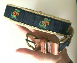 Vintage Florida Gators Uf Belt (pintail) - Large But Adjustable