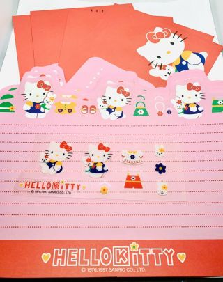 Vintage Hello Kitty Sanrio Stationery Set 1997