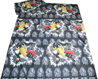 Afl Collingwood Magpies Single Bed Quilt Cover Set Vintage