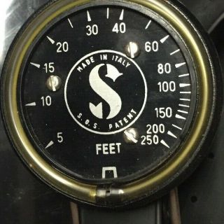 Vintage Scubapro Wrist Depth Gauge 250ft