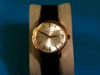 Eterna Matic 1000 Automatic Vintage Swiss Watch 20m Gold Plated