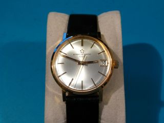 ETERNA MATIC 1000 AUTOMATIC VINTAGE SWISS WATCH 20m GOLD PLATED 3