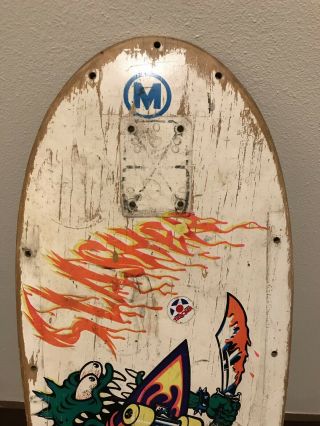 Vintage Keith Meeks Santa Cruz Slasher skateboard Deck Powell Peralta Alva 3