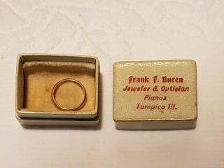 Vintage 10k Gold Baby Ring