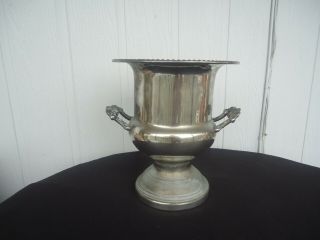 Vintage Silver Plate Ice Bucket Champagne Wine