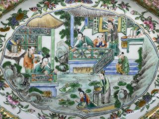 Very Fine Antique Chinese Famille Rose Platter Charger Plate