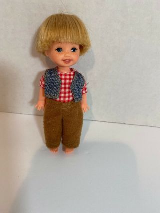 Vintage Kelly Tommy Boy Doll Mattel Barbie Blonde 4 " 1994