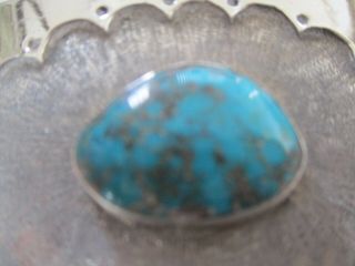 VINTAGE STERLING SILVER WITH TURQUOISE 3 