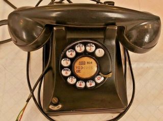 Vintage Western Electric Model 305b Metal Body With On/off Ringer Switch