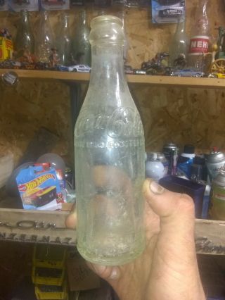 Vintage Durham Nc Coca Cola Straight Sided Bottle