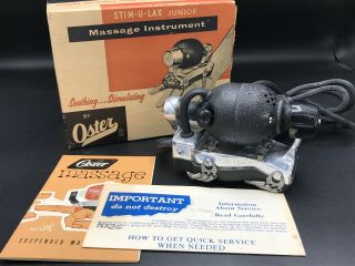 Vintage Oster Stim U Lax Junior Massage Instrument Model M 4